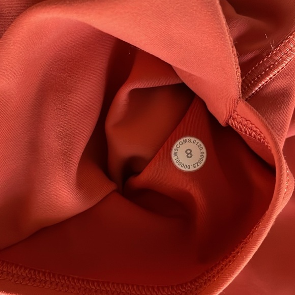 Lululemon Invigorate High-Rise Tight 25" Brick Orange Size 8 Leggings - Picture 8 of 12